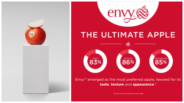 Envy apple ranks tops for flavor, crunch and appearance in test – Produce  Blue Book